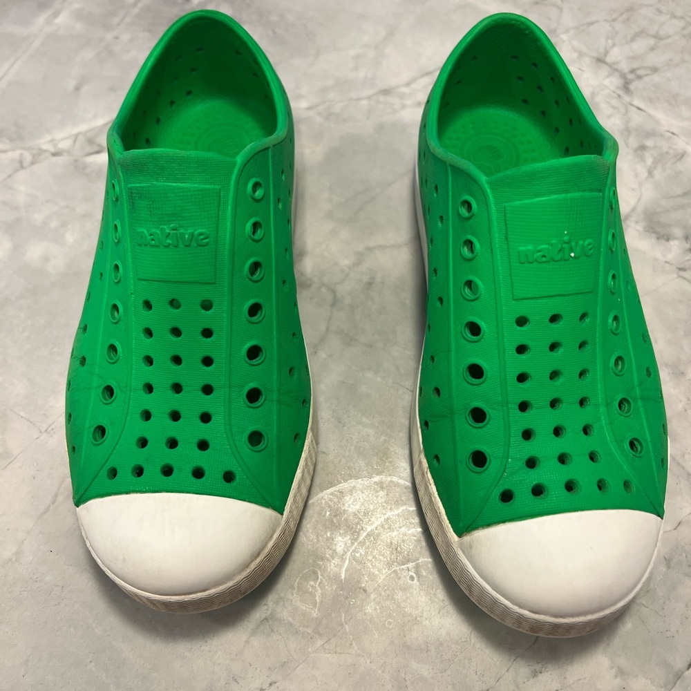 Native Green Slip-On Shoes